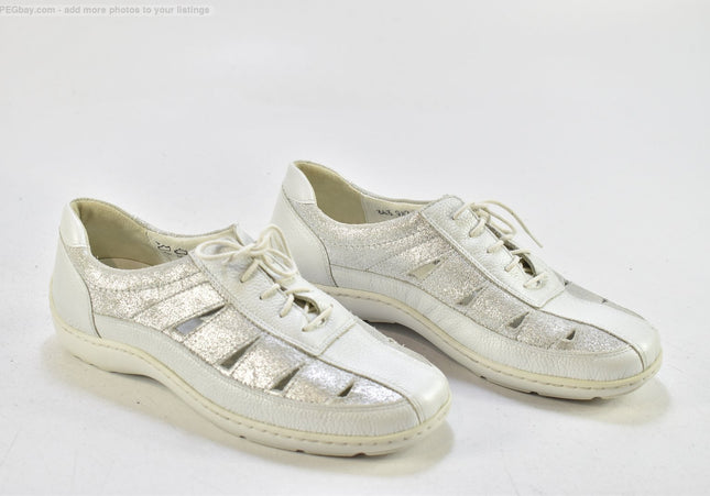 Waldläufer Damen Halbschuhe Freizeitschuhe UK 4 Nr. 25-M 3300-Schuh-Gebraucht-secondhand