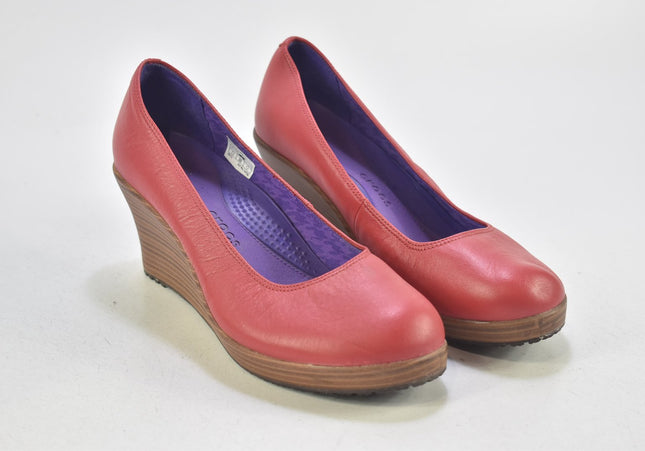 Crocs Damen Pumps High Heels US 9 Nr. 24-N 2120-Schuh-Gebraucht-secondhand