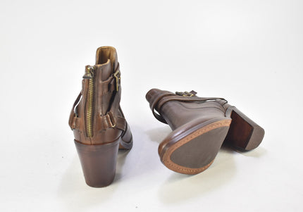 Belstaff Damen Stiefelette Boots EUR 38 Nr. 24-Y 1054-Schuh-Gebraucht-secondhand