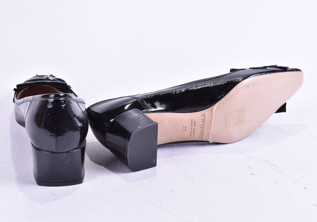 Twinset Damen Pumps High Heels EUR 38 Nr. 24-Y 3016-Schuh-Gebraucht-secondhand