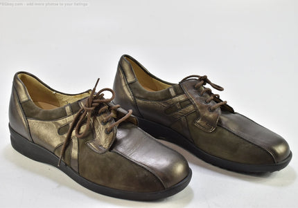 Waldläufer Damen Halbschuhe Freizeitschuhe UK 7 Nr. 25-M 3303-Schuh-Gebraucht-secondhand