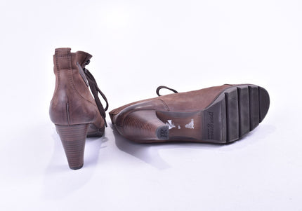 Paul Green Damen Stiefelette Boots UK 7 Nr. 23-M 2785-Schuh-Gebraucht-secondhand