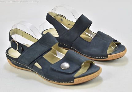 Waldläufer Damen Sandale Sandalette UK 7 Nr. 25-S 4067-SchuhGebraucht