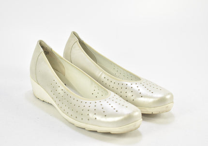 Waldläufer Damen Halbschuhe Slipper Ballerinas UK 7 Nr. 24-J 2613-Schuh-Gebraucht-secondhand