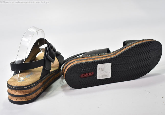 Rieker  Damen Sandale Sandalette  EUR 39 Nr. 26-S 1418