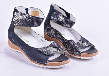 Waldläufer Damen Sandale Sandalette UK 4 Nr. 24-SD 3742-Schuh-Gebraucht-secondhand