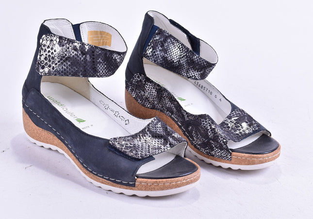 Waldläufer Damen Sandale Sandalette UK 4 Nr. 24-SD 3742-Schuh-Gebraucht-secondhand