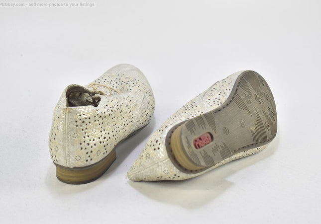 Rieker Damen Halbschuhe Slipper Ballerinas EUR 40 Nr. 25-J 1864-Schuh-Gebraucht-secondhand