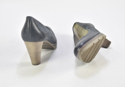 Paul Green Damen Pumps High Heels UK 4 Nr. 24-F 3342-Schuh-Gebraucht-secondhand