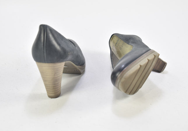 Paul Green Damen Pumps High Heels UK 4 Nr. 24-F 3342-Schuh-Gebraucht-secondhand