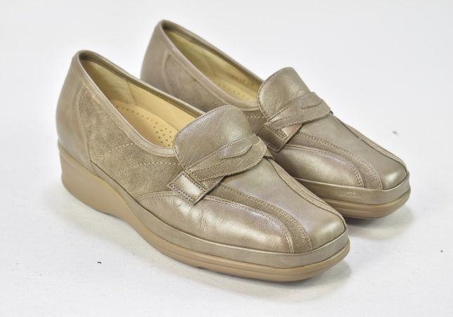 Waldläufer Damen Halbschuhe Slipper Ballerinas UK 4,5 Nr. 24-P 1501-Schuh-Gebraucht-secondhand