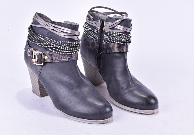 CM Laufsteg Damen Stiefelette Boots EUR 40 Nr. 24-M 4758-Schuh-Gebraucht-secondhand