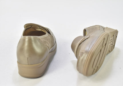 Waldläufer Damen Halbschuhe Slipper Ballerinas UK 4,5 Nr. 24-P 1501-Schuh-Gebraucht-secondhand