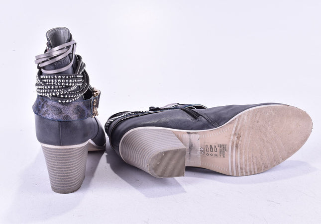 CM Laufsteg Damen Stiefelette Boots EUR 40 Nr. 24-M 4758-Schuh-Gebraucht-secondhand