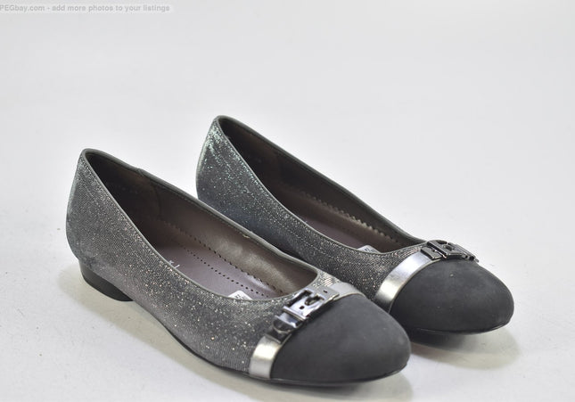 Jenny Damen Halbschuhe Slipper Ballerinas UK 4,5 Nr. 25-J 3416-Schuh-Gebraucht-secondhand