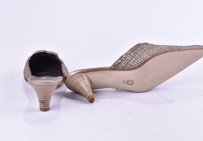 Andrea Puccini Damen Sandale Pantolette EUR 38 Nr. 24-SD 589-Schuh-Gebraucht-secondhand