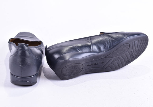 Hassia Damen Halbschuhe Slipper Ballerinas UK 5,5 Nr. 24-Y 4680-Schuh-Gebraucht-secondhand