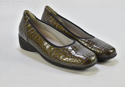 Waldläufer  Damen Halbschuhe Slipper Ballerinas  UK 7,5  Nr. 25-O 2564