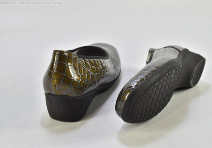 Waldläufer  Damen Halbschuhe Slipper Ballerinas  UK 7,5  Nr. 25-O 2564