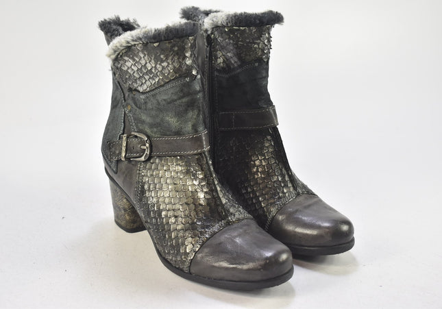 Clocharme Damen Stiefelette Boots EUR 38 Nr. 24-B 4195-Schuh-Gebraucht-secondhand