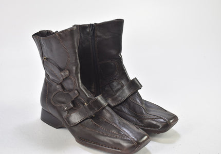 Ara Damen Stiefelette Boots UK 3,5 Nr. 24-B 746-Schuh-Gebraucht-secondhand