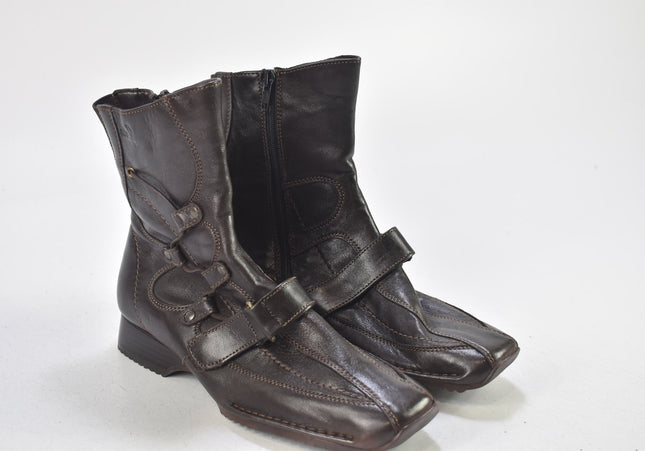 Ara Damen Stiefelette Boots UK 3,5 Nr. 24-B 746-Schuh-Gebraucht-secondhand