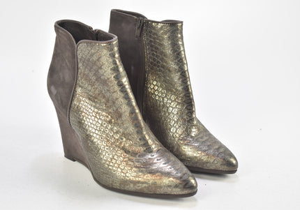 Caroline Biss Damen Stiefelette Boots EUR 37 Nr. 24-J 3575-Schuh-Gebraucht-secondhand