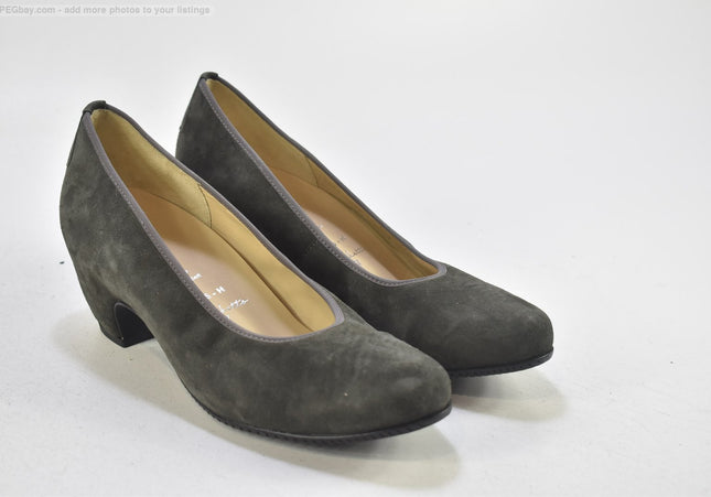 Hassia Paris Damen Pumps High Heels UK 7 Nr. 25-F 1022-Schuh-Gebraucht-secondhand