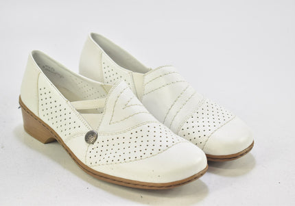 Rieker Damen Halbschuhe Slipper Ballerinas EUR 38 Nr. 24-U 2669-Schuh-Gebraucht-secondhand