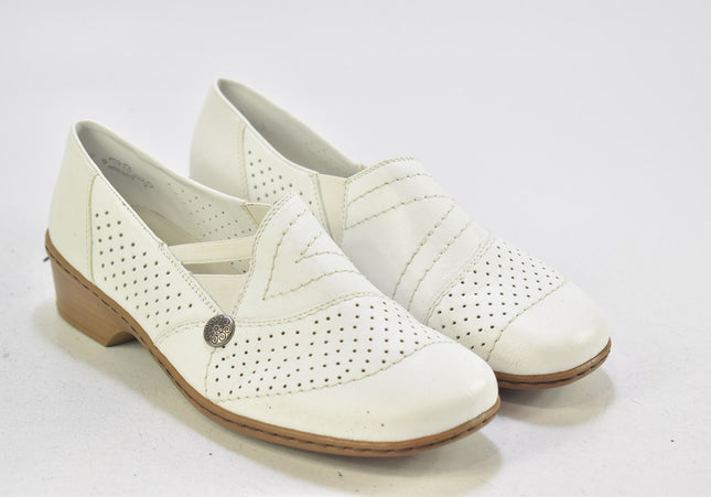 Rieker Damen Halbschuhe Slipper Ballerinas EUR 38 Nr. 24-U 2669-Schuh-Gebraucht-secondhand