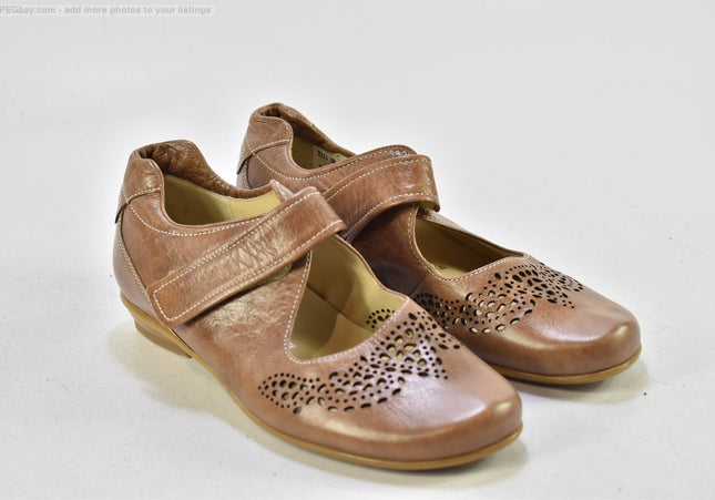 Hassia Damen Halbschuhe Slipper Ballerinas UK 4 Nr. 25-T 2169-gebrauchte Schuhe-second hand-SchuhGebraucht