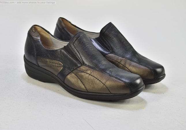 Waldläufer  Damen Halbschuhe Slipper Ballerinas  UK 7 Nr. 25-L 1647