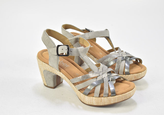 Gabor Damen Sandale Sandalette UK 2,5 Nr. 24-SD 2053-Schuh-Gebraucht-secondhand