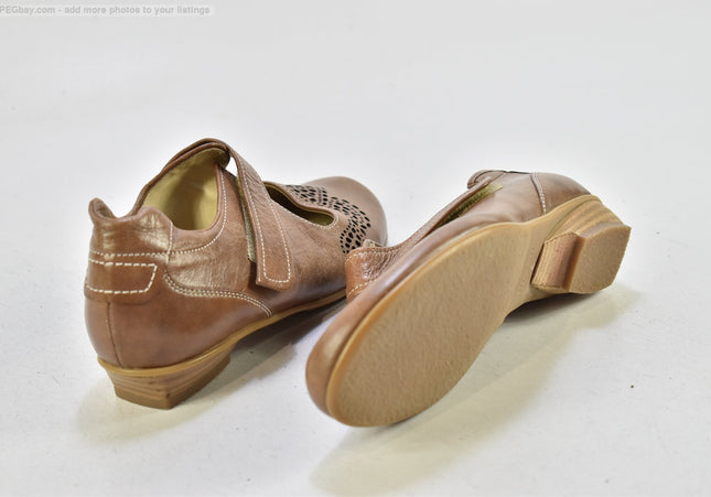 Hassia Damen Halbschuhe Slipper Ballerinas UK 4 Nr. 25-T 2169-gebrauchte Schuhe-second hand-SchuhGebraucht