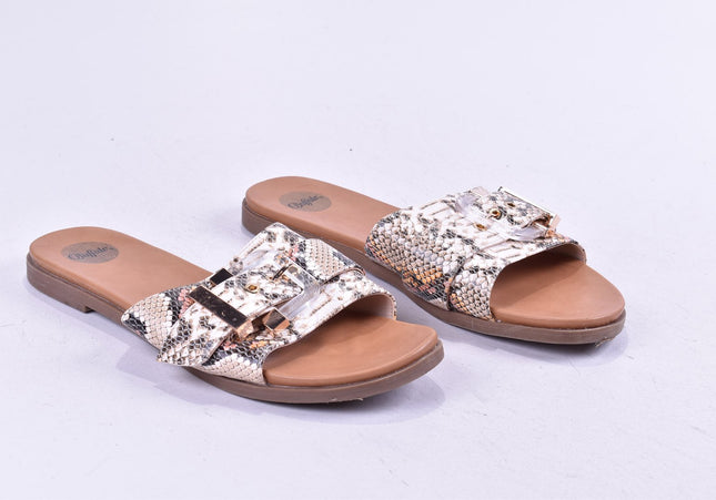 Buffalo Damen Sandale Pantolette EUR 39 Nr. 24-SD 1072-Schuh-Gebraucht-secondhand