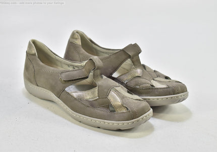Waldläufer  Damen Halbschuhe Slipper Ballerinas  UK 5,5 Nr. 25-O 566