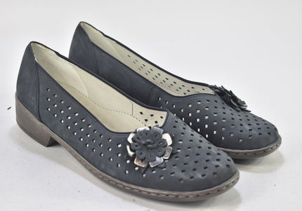 Jenny Damen Halbschuhe Slipper Ballerinas UK 8,5 Nr. 24-U 2674-Schuh-Gebraucht-secondhand