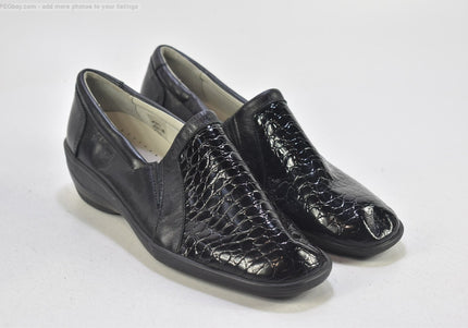 Hickersberger Damen Halbschuhe Slipper Ballerinas UK 7 Nr. 25-J 1879-Schuh-Gebraucht-secondhand