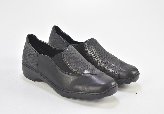 Rieker Damen Halbschuhe Slipper Ballerinas EUR 37 Nr. 24-J 4080-Schuh-Gebraucht-secondhand