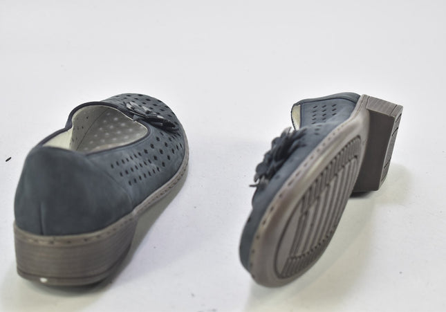 Jenny Damen Halbschuhe Slipper Ballerinas UK 8,5 Nr. 24-U 2674-Schuh-Gebraucht-secondhand