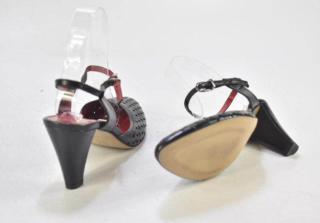 Enrico Peluso Damen Sandale Sandalette EUR 38 Nr. 25-S 322-Schuh-Gebraucht-secondhand