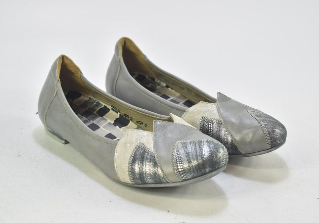 Think Damen Halbschuhe Slipper Ballerinas EUR 37,5 Nr. 24-U 2676-Schuh-Gebraucht-secondhand