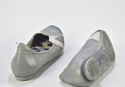 Think Damen Halbschuhe Slipper Ballerinas EUR 37,5 Nr. 24-U 2676-Schuh-Gebraucht-secondhand