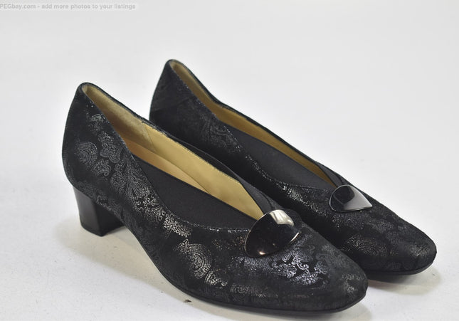 Hassia Verona Damen Pumps High Heels UK 5 Nr. 25-M 374-Schuh-Gebraucht-secondhand