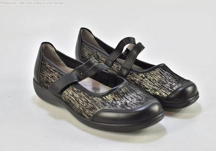 Stuppy Damen Halbschuhe Slipper Ballerinas UK 5,5 Nr. 25-T 2176-gebrauchte Schuhe-second hand-SchuhGebraucht