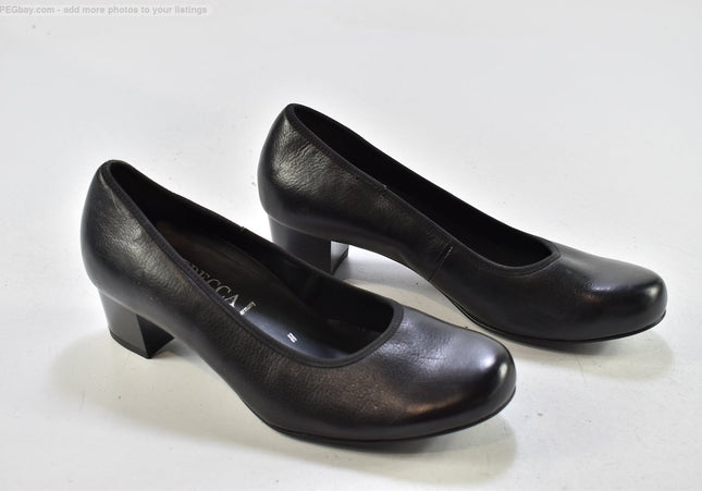 Rebecca von Lengfeld Damen Pumps High Heels UK 4 Nr. 25-A 226-Schuh-Gebraucht-secondhand
