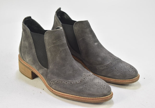 Paul Green Damen Stiefelette Boots UK 4 Nr. 24-B 1629-Schuh-Gebraucht-secondhand