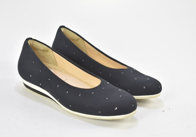 Hassia Damen Halbschuhe Slipper Ballerinas UK 5,5 Nr. 24-J 4085-Schuh-Gebraucht-secondhand