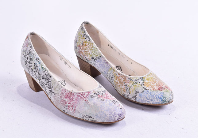 Waldläufer Damen Pumps High Heels UK 4 Nr. 24-Y 3041-Schuh-Gebraucht-secondhand
