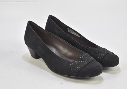Jenny Damen Pumps High Heels UK 5 Nr. 25-M 378-Schuh-Gebraucht-secondhand
